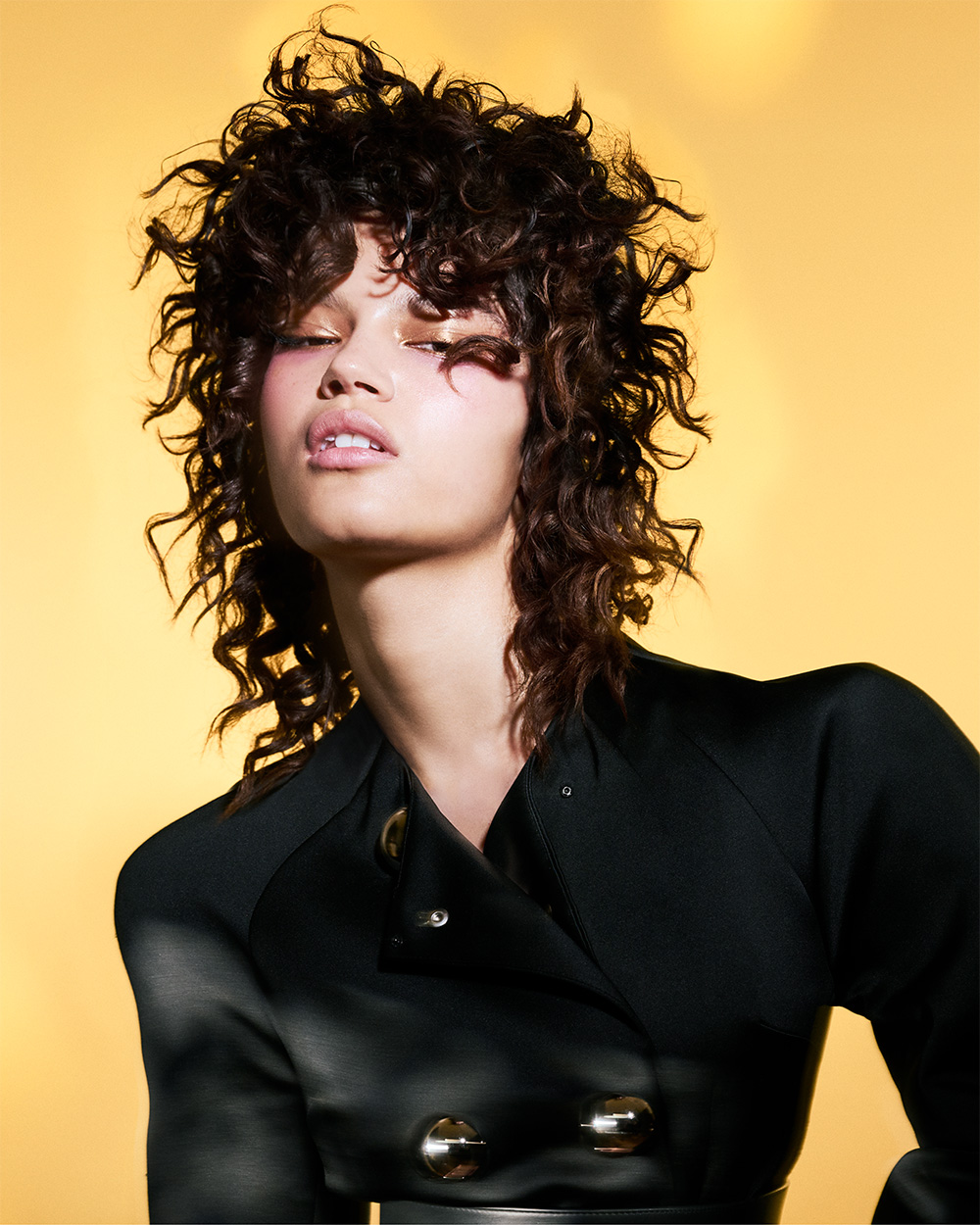 Daniele De Angelis - BHA London Hairdresser of the Year 2025 - Tight Curled Mullet Haircut